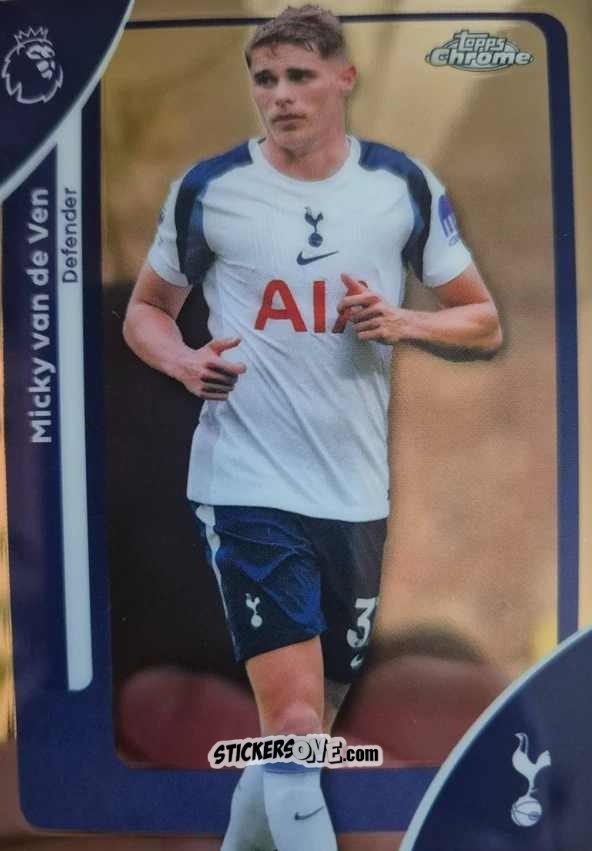 Sticker Micky van de Ven - Chrome Premier League 2025-2026 n. 174 - Topps