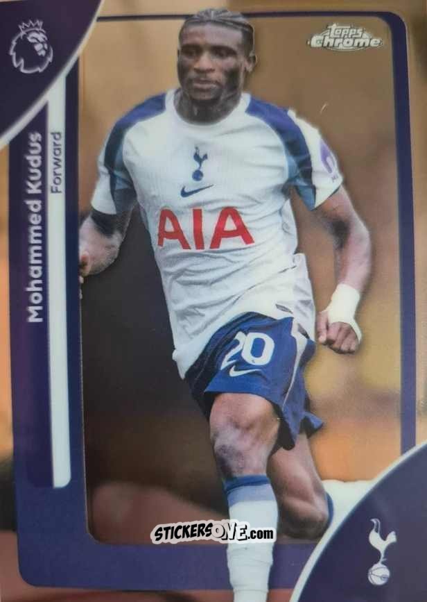 Sticker Mohammed Kudus - Chrome Premier League 2025-2026 n. 176 - Topps