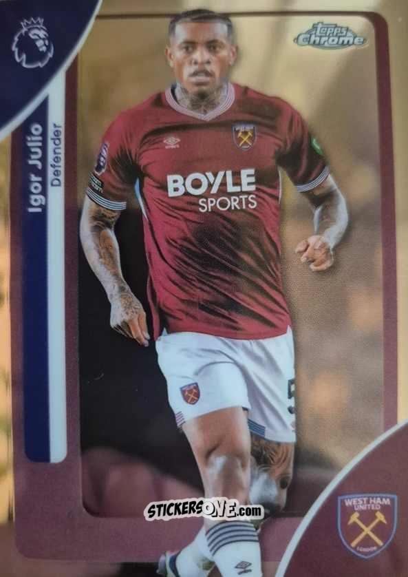 Cromo Igor Julio - Chrome Premier League 2025-2026 n. 184 - Topps