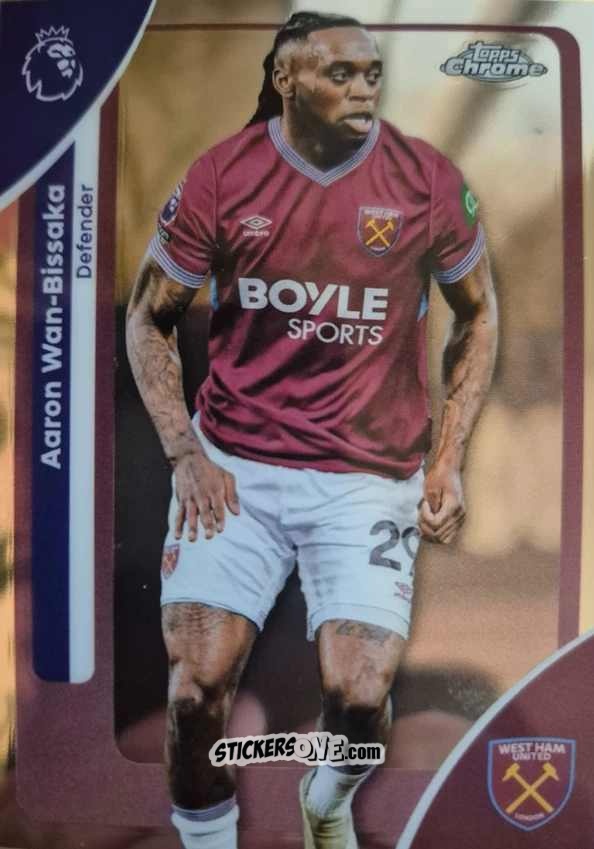 Sticker Aaron Wan-Bissaka - Chrome Premier League 2025-2026 n. 190 - Topps