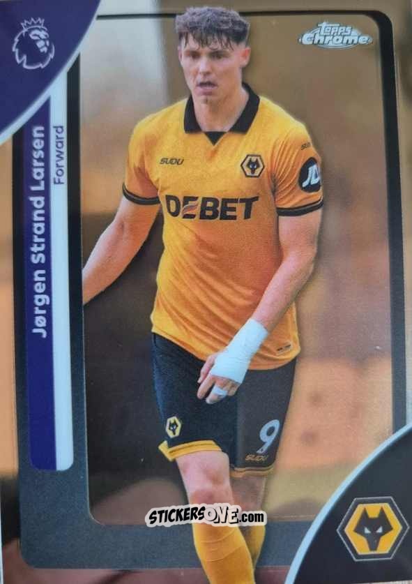 Sticker Jørgen Strand Larsen - Chrome Premier League 2025-2026 n. 193 - Topps