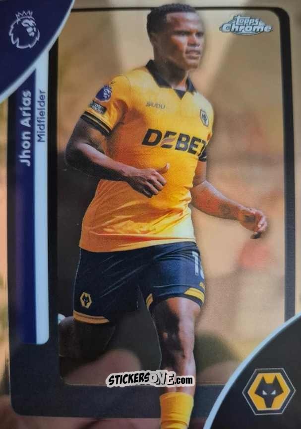Sticker Jhon Arias - Chrome Premier League 2025-2026 n. 195 - Topps