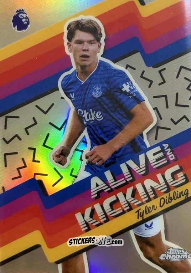 Sticker Tyler Dibling - Chrome Premier League 2025-2026 n. AK-6 - Topps