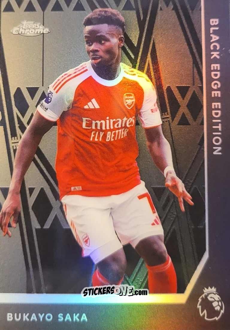 Figurina Bukayo Saka - Chrome Premier League 2025-2026 n. BLK-18 - Topps