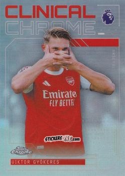 Sticker Viktor Gyökeres - Chrome Premier League 2025-2026 n. CC-21 - Topps
