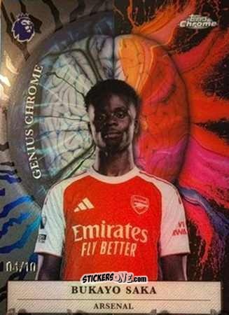 Figurina Bukayo Saka - Chrome Premier League 2025-2026 n. GC-7 - Topps