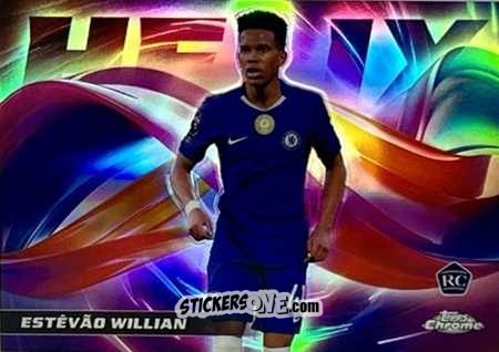 Cromo Estêvão Willian - Chrome Premier League 2025-2026 n. HX-9 - Topps