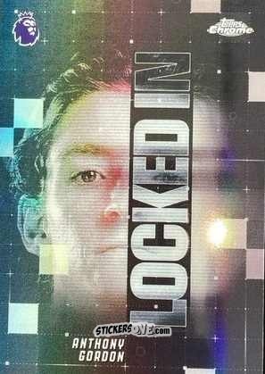 Sticker Anthony Gordon - Chrome Premier League 2025-2026 n. LI-24 - Topps