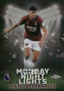 Sticker Mateus Fernandes - Chrome Premier League 2025-2026 n. MNL-28 - Topps