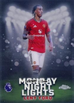 Cromo Leny Yoro - Chrome Premier League 2025-2026 n. MNL-29 - Topps