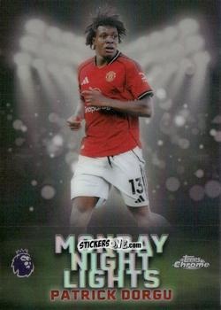 Figurina Patrick Dorgu - Chrome Premier League 2025-2026 n. MNL-30 - Topps