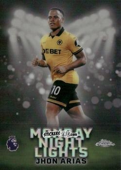 Sticker Jhon Arias - Chrome Premier League 2025-2026 n. MNL-31 - Topps