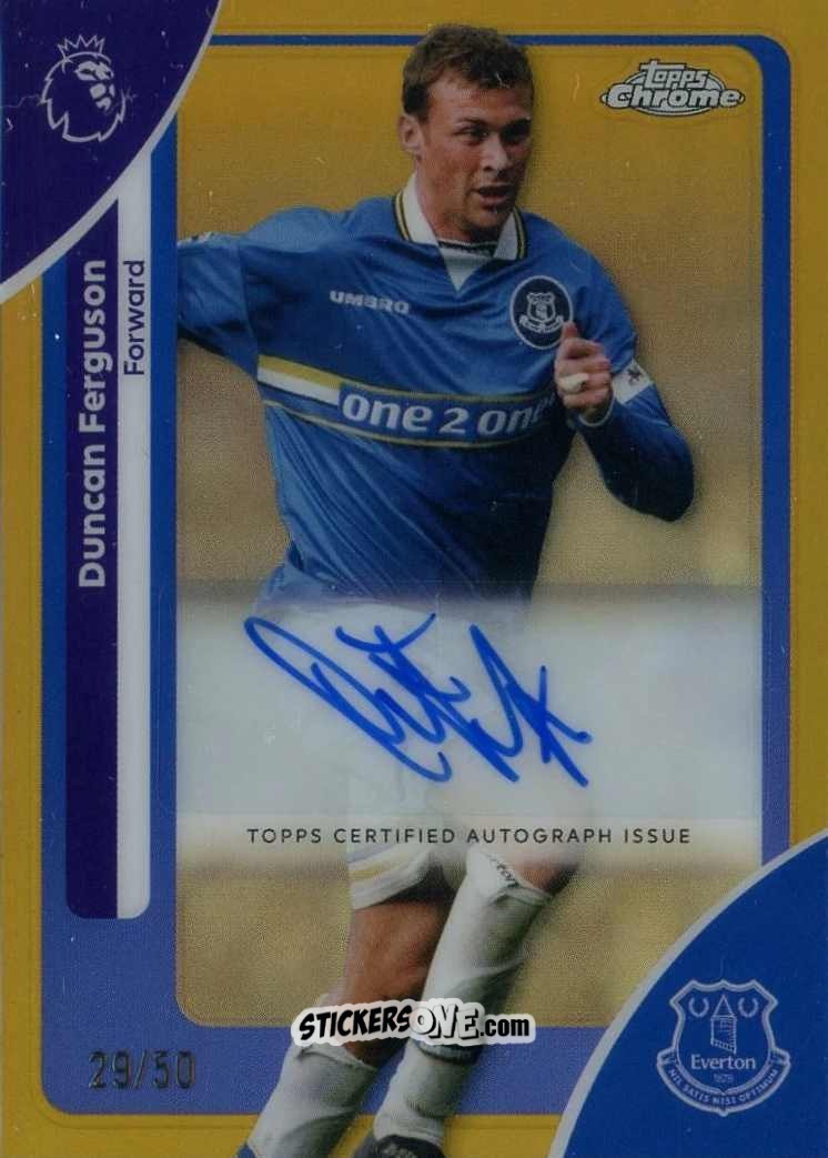Figurina Duncan Ferguson - Chrome Premier League 2025-2026 n. A-DF - Topps