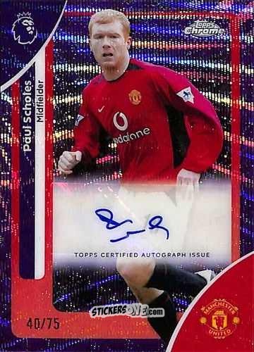 Figurina Paul Scholes - Chrome Premier League 2025-2026 n. A-PS - Topps