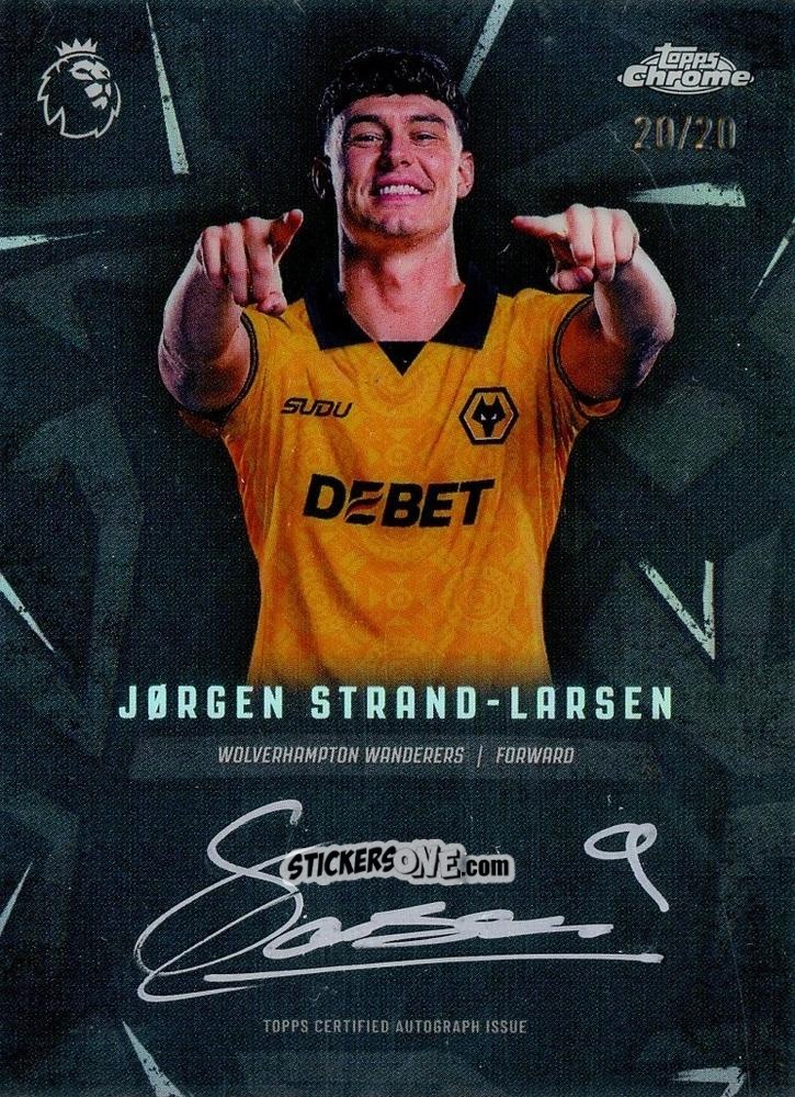 Cromo Jørgen Strand Larsen - Chrome Premier League 2025-2026 n. ZH-SL - Topps