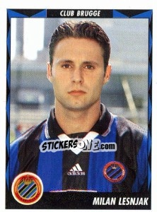 Cromo Milan Lesnjak - Football Belgium 1998-1999 n. 89 - Panini