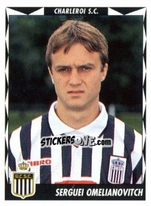 Cromo Serguei Omelianovitch - Football Belgium 1998-1999 n. 114 - Panini