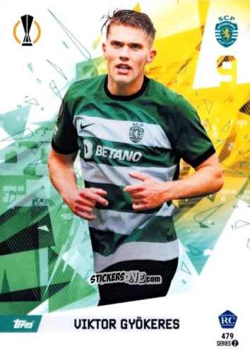 Sticker Viktor Gyokeres - Total Football 2023-2024
 n. 479 - Topps