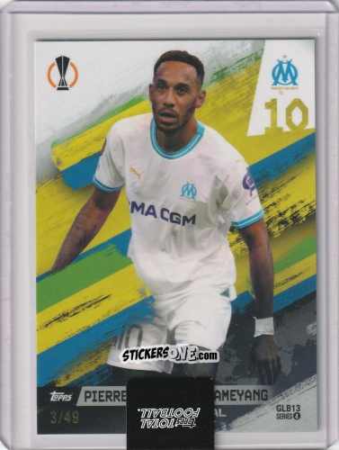 Sticker Pierre-Emerick Aubameyang - Total Football 2023-2024
 n. GLB13 - Topps