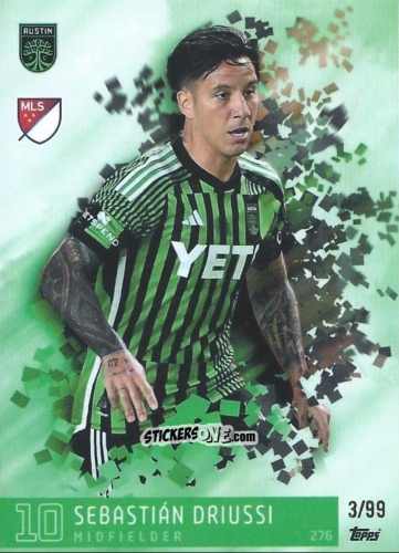 Figurina Sebastián Driussi - Total Football 2024-2025
 n. 276 - Topps