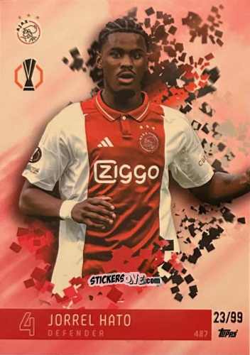 Sticker Jorrel Hato - Total Football 2024-2025
 n. 487 - Topps