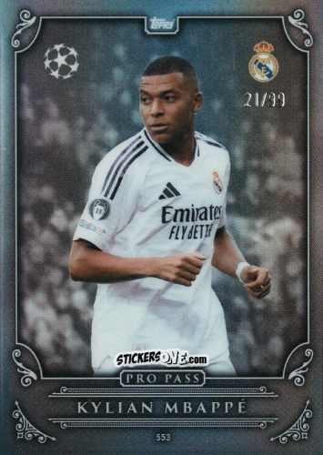Sticker Kylian Mbappé - Total Football 2024-2025
 n. 553 - Topps