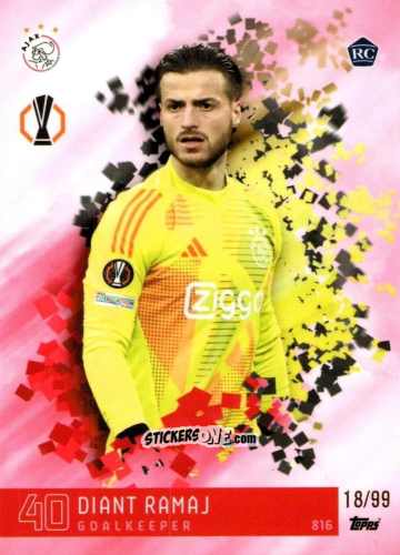 Sticker Diant Ramaj - Total Football 2024-2025
 n. 816 - Topps