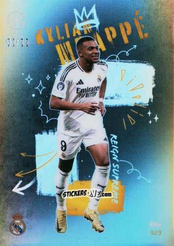 Sticker Kylian Mbappé - Total Football 2024-2025
 n. 923 - Topps