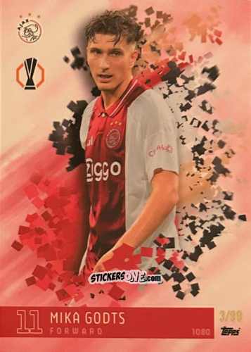 Sticker Mika Godts - Total Football 2024-2025
 n. 1080 - Topps