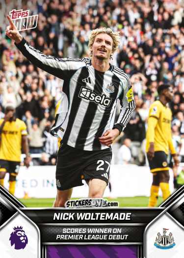 Cromo Nick Woltemade - Now English Premier League 2025-2026
 n. 18 - Topps