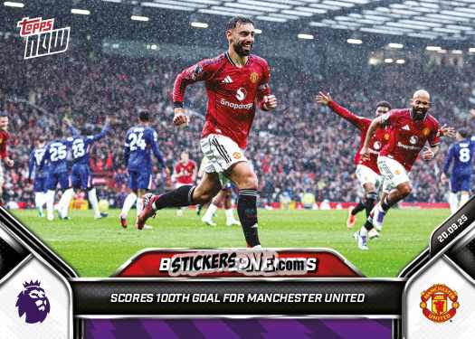 Sticker Bruno Fernandes - Now English Premier League 2025-2026
 n. 21 - Topps