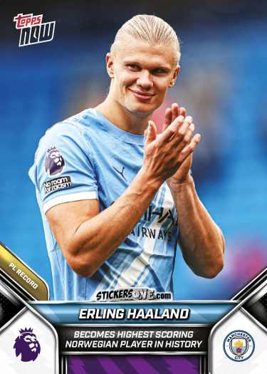 Cromo Erling Haaland - Now English Premier League 2025-2026
 n. 27 - Topps