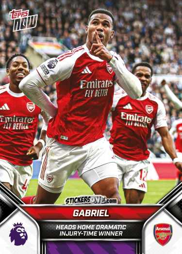 Sticker Gabriel - Now English Premier League 2025-2026
 n. 28 - Topps