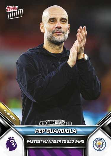 Sticker Pep Guardiola - Now English Premier League 2025-2026
 n. 34 - Topps