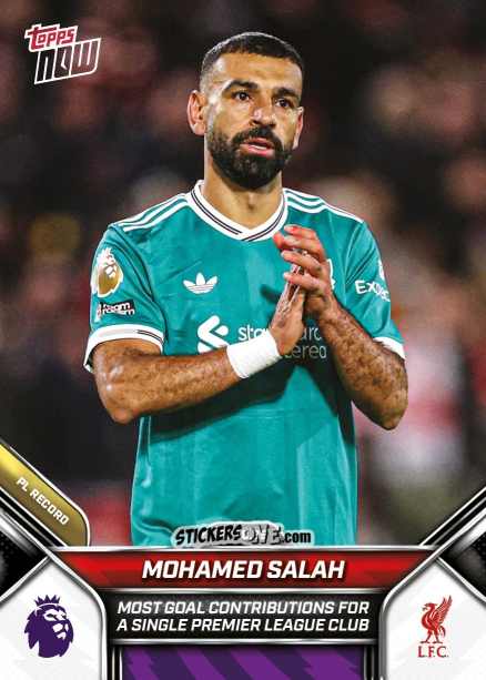 Cromo Mohamed Salah - Now English Premier League 2025-2026
 n. 41 - Topps