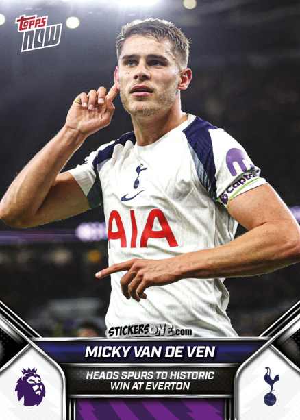 Sticker Micky Van De Ven - Now English Premier League 2025-2026
 n. 43 - Topps