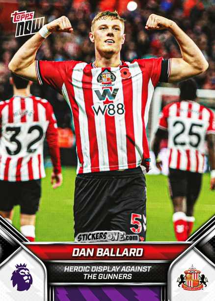 Cromo Dan Ballard - Now English Premier League 2025-2026
 n. 52 - Topps