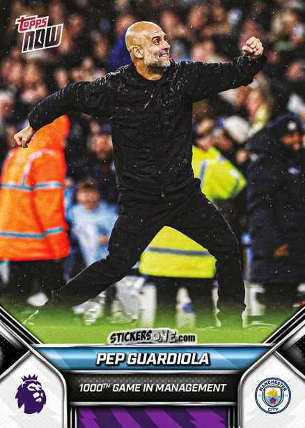 Sticker Pep Guardiola - Now English Premier League 2025-2026
 n. 55 - Topps