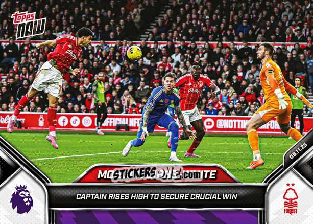 Sticker Morgan Gibbs-White - Now English Premier League 2025-2026
 n. 56 - Topps