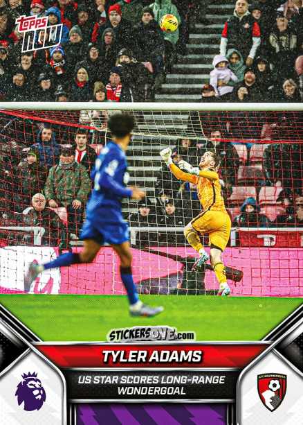 Sticker Tyler Adams - Now English Premier League 2025-2026
 n. 64 - Topps