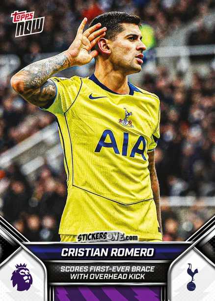 Sticker Cristian Romero - Now English Premier League 2025-2026
 n. 71 - Topps
