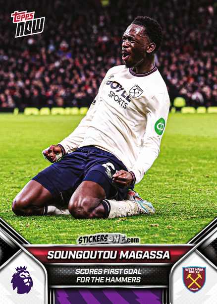 Figurina Soungoutou Magassa - Now English Premier League 2025-2026
 n. 74 - Topps