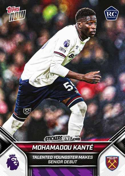 Cromo Mohamadou Kanté - Now English Premier League 2025-2026
 n. 75 - Topps