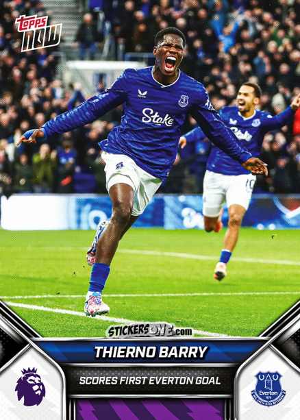 Sticker Thierno Barry - Now English Premier League 2025-2026
 n. 78 - Topps