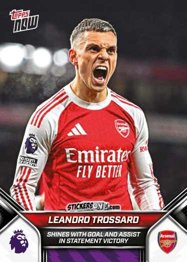 Sticker Leandro Trossard - Now English Premier League 2025-2026
 n. 97 - Topps