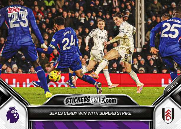 Cromo Harry Wilson - Now English Premier League 2025-2026
 n. 107 - Topps