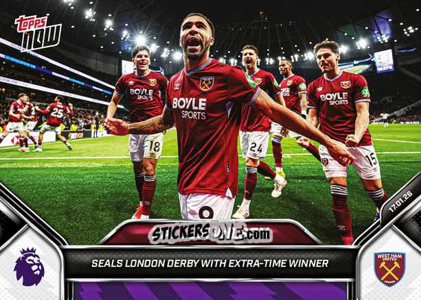 Sticker Callum Wilson - Now English Premier League 2025-2026
 n. 110 - Topps