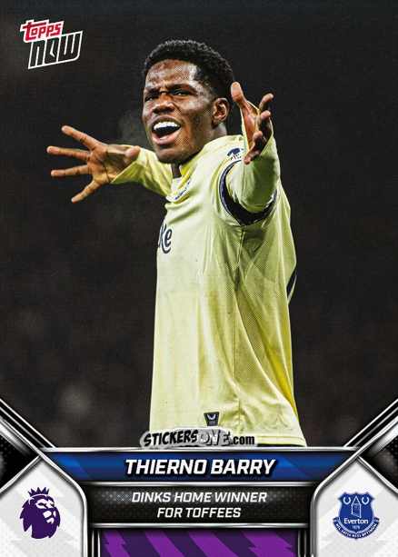 Sticker Thierno Barry - Now English Premier League 2025-2026
 n. 112 - Topps