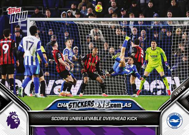 Cromo Charalampos Kostoulas - Now English Premier League 2025-2026
 n. 113 - Topps