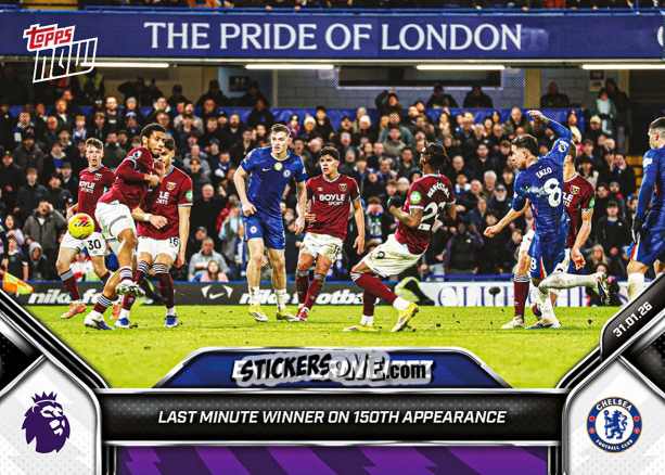Sticker Enzo Fernandez - Now English Premier League 2025-2026
 n. 120 - Topps